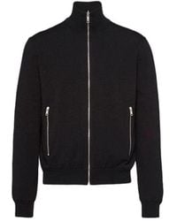 Prada - Reversible Wool And Re-Nylon Jacket - Lyst