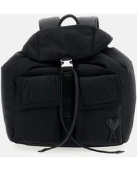 Ami Paris - Small Flap Backpack Marcel - Lyst