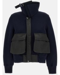Sacai - Sponge Sweat Hybrid Blouson - Lyst