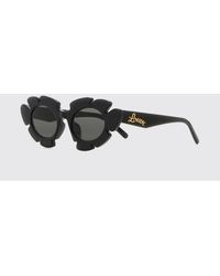 Loewe - Acetate Cat-Eye Sunglasses With Flower Design - Lyst