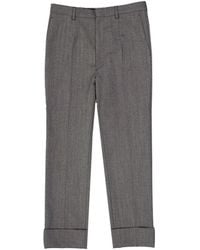 Prada - Straight Trousers - Lyst