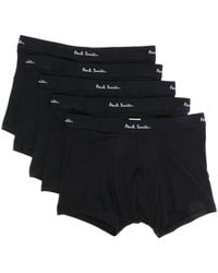 Paul Smith - Logo-Print Organic Cotton Boxers - Lyst