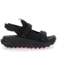 Moncler - 'Trailgrip Vela' Sandals With Logo On The Tongue And Cut-Out Detail - Lyst