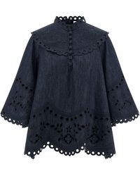 Zimmermann - Cotton Blouse - Lyst