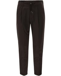 Herno - Technical Fabric Drawstring Trousers - Lyst