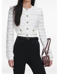 Self-Portrait - Crewneck Cardigan - Lyst