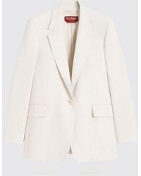 Max Mara - Jacket Cream - Lyst