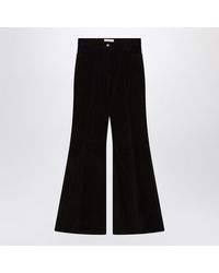 Ferragamo - Espresso Flared Pants - Lyst