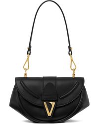 Versace - "Virtus" Small Shoulder Bag Calf Leather - Lyst