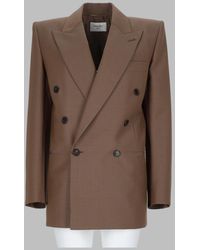 Saint Laurent - Style Wool & Mohair Jacket For - Lyst