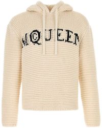 McQueen - Inlaid Logo Hoodie - Lyst