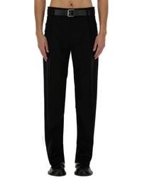 Moschino - Regular Fit Wool Pants - Lyst
