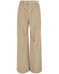 Brunello Cucinelli - Trousers Corduroy Cotton - Lyst