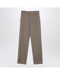 Loewe Trousers In Cotton And Silk | Lyst