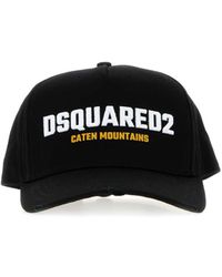DSquared² - Dsquared Gabardine Baseball Cap - Lyst