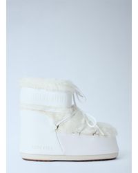 Moon Boot - Icon Low Faux Fur Boots - Lyst
