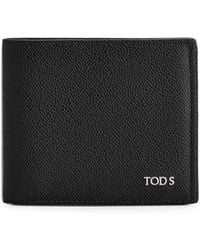 Tod's - Leather Bi-Fold Wallet - Lyst
