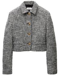 Versace - Bouclé Wool Jacket - Lyst
