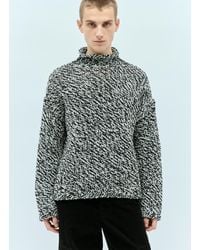 Acne Studios - High-Neck Wool-Blend Sweater - Lyst