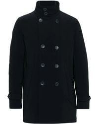 Herno - Double-Breasted Nylon Down Jacket - Lyst