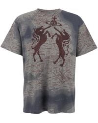 Vivienne Westwood Asymmetrical Shirt in White for Men | Lyst