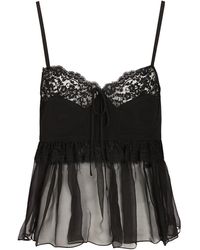 Chloé - Lingerie Top With Thin Straps - Lyst