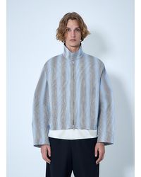 Dries Van Noten - Striped Zip-Up Jacket - Lyst