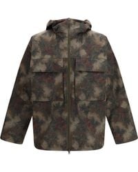Herno - Ripstop Parka With Tropical Pattern - Lyst