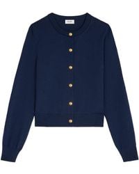 Celine - Fine Wool Cardigan - Lyst