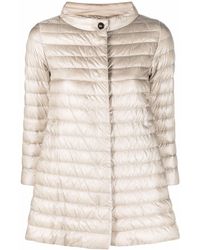 Herno - Nylon Midi Down Jacket - Lyst