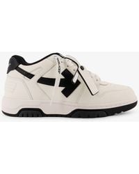 Off-White c/o Virgil Abloh - Out Of Office Leather Low-Top Sneakers - Lyst