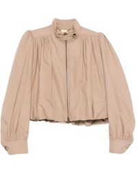 Chloé - Zipped Bomber Jacket - Lyst