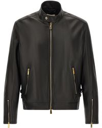 Versace - Biker Jacket - Lyst