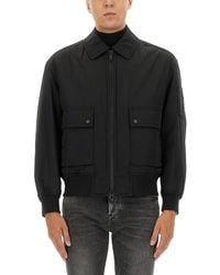 BOSS - Bomber Jacket With Removable Lining - Lyst