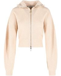 Sportmax - 'Balco' Ivory Wool Cashmere Cardigan - Lyst