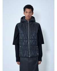 Moncler - Rick Owens Geocamo Flight Quilted Hooded Gilet - Lyst