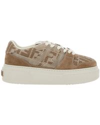 Fendi - 'Match' Sneaker With All-Over Ff Motif And Platform - Lyst