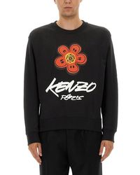 KENZO - Cotton Sweatshirt X Futura 2000" - Lyst
