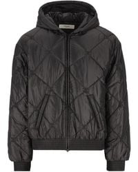Celine - Quilted Nylon Bomber Jacket - Lyst
