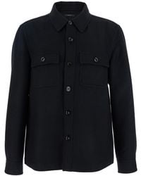 Tom Ford - Jacket With Flap Pockets On The Chest - Lyst
