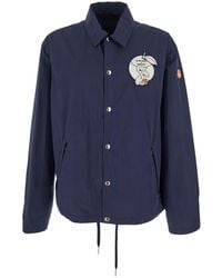 Moncler Genius - 'Satsuma' Jacket With Logo Patch On The Sleeve And Maxi Logo Patch On The Rear - Lyst