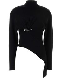 Lanvin - Wool Blend Sweater - Lyst