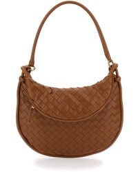 Bottega Veneta - 'Gemelli Medium' Light Hobo Shoulder Bag With Intrecciato Motif - Lyst