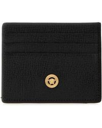 Versace - Leather Medusa Biggie Card Holder - Lyst