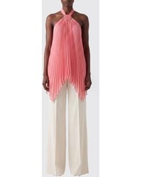 Max Mara - Valzer Pleated Polyester Top - Lyst