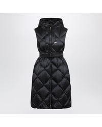 Max Mara - Belted Sleeveless Down Jacket - Lyst