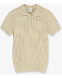 Dior - Dior Wool And Cotton Blend Sweater With Embroidered Logo On The Front - Lyst