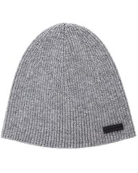 Saint Laurent - Grye Beanie With Logo Patch - Lyst