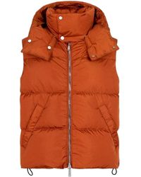 DSquared² - Hooded Down Vest - Lyst