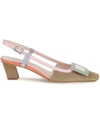 Roger Vivier - Pumps Belle Vivier Suede - Lyst